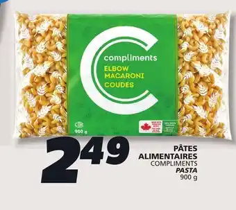 IGA COMPLIMENTS PASTA offer