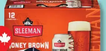 IGA SLEEMAN HONEY BROWN BEER offer