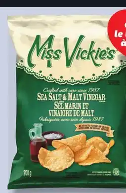 IGA MISS VICKIE'S CHIPS, TORTILLAS, CHIPS OR PUFFED SNACK offer