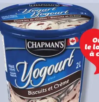 IGA CHAPMAN'S ICE CREAM offer