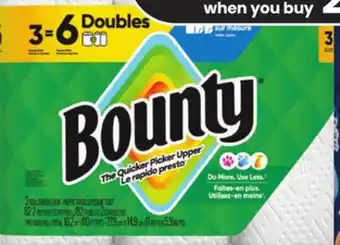 IGA BOUNTY PAPER TOWELS offer