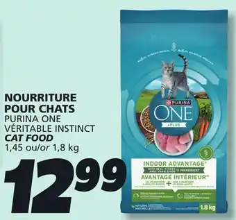 IGA PURINA ONE CAT FOOD offer