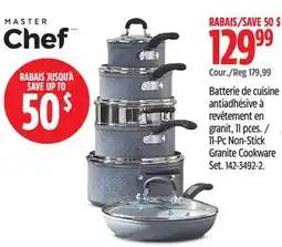 Canadian Tire Master Chef 11-Pc Non-Stick Granite Cookware Set offer