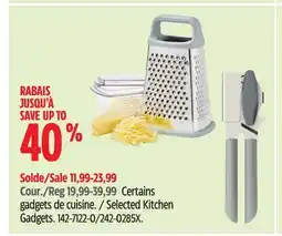 Canadian Tire Selected Kitchen Gadgets offer