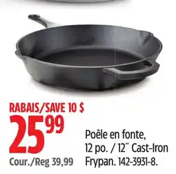 Canadian Tire Master Chef 12˝ Cast-Iron Frypan offer