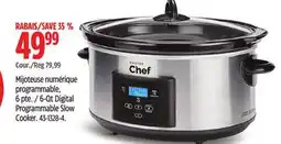 Canadian Tire Master Chef 6-Qt Digital Programmable Slow Cooker offer