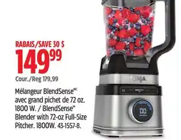 Canadian Tire Ninja BlendSense Blender with 72-oz Full-Size Pitcher offer