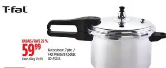 Canadian Tire T-Fal 7-Qt Pressure Cooker offer