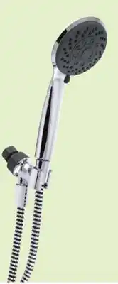 Canadian Tire Peerless 6-Setting Hand-Held Shower Head, Chrome/Black offer