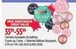 Canadian Tire Selected Balloon Bouquets offer