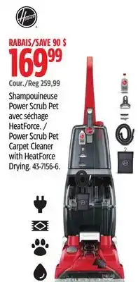 Canadian Tire Carpet Cleaner with HeatForce Drying offer