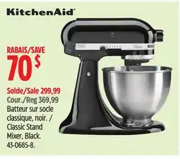 Canadian Tire Cuisinart Classic Stand Mixer, Black offer