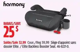 Canadian Tire Harmony Elite Backless Booster Seat offer