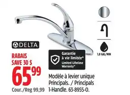 Canadian Tire Principals 1-Handle offer