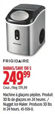 Canadian Tire Frigidaire Produces 30 lbs in 24 hours offer