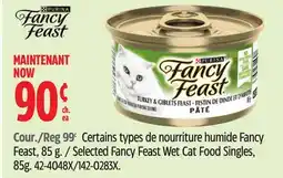 Canadian Tire Selected Fancy Feast Wet Cat Food Singles offer