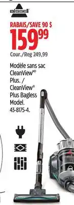 Canadian Tire Bissell CleanView Plus Bagless Model offer