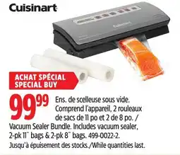 Canadian Tire Cuisinart Vacuum Sealer Bundle offer