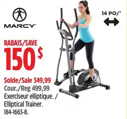 Canadian Tire Marcy Elliptical Trainer offer