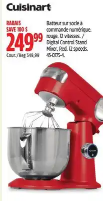 Canadian Tire Cuisinart Digital Control Stand Mixer offer