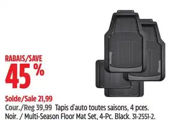 Canadian Tire Multi-Season Floor Mat Set offer