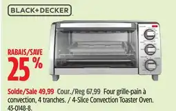 Canadian Tire Black+ Decker 4-Slice Convection Toaster Oven offer