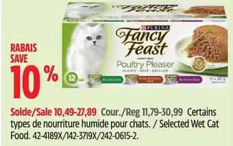 Canadian Tire Selected Wet Cat Food offer