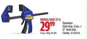 Canadian Tire Irwin 12˝ Quik-Grip Clamp offer