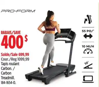 Canadian Tire ProForm Carbon Treadmill offer