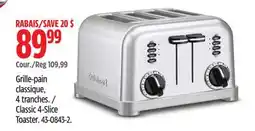 Canadian Tire Cuisinart Classic 4-Slice Toaster offer