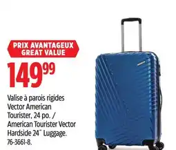 Canadian Tire American Tourister Vector Hardside 24˝ Luggage offer