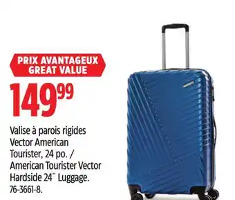 Canadian Tire American Tourister Vector Hardside 24˝ Luggage offer