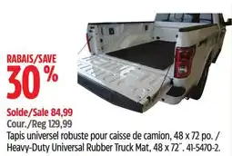 Canadian Tire Heavy-Duty Universal Rubber Truck Mat offer