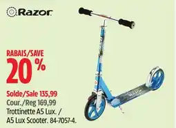 Canadian Tire Razor A5 Lux Scooter offer