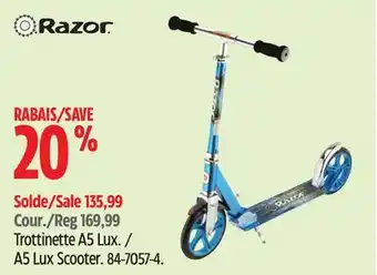 Canadian Tire Razor A5 Lux Scooter offer