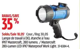 Canadian Tire Mastercraft 280-Lumen LED IPX7 Waterproof Work Light offer