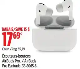 Canadian Tire AirBuds Pro Earbuds offer