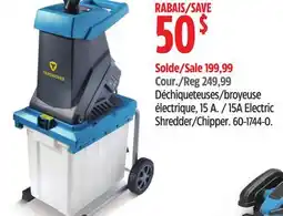 Canadian Tire Yardworks 15A Electric Shredder/Chipper offer