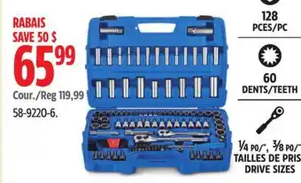 Canadian Tire Mastercraft General Use Socket Sets offer