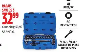 Canadian Tire Mastercraft General Use Socket Sets offer