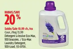 Canadian Tire Eco-Max Laundry Detergent offer