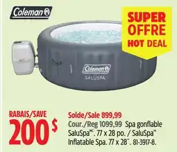 Canadian Tire Coleman SaluSpa Inflatable Spa offer