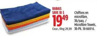 Canadian Tire Simoniz Microfibre Towels offer