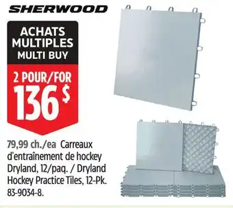 Canadian Tire Sherwood Dryland Hockey Practice Tiles, 12-Pk offer