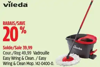 Canadian Tire Vileda Easy Wring Clean Mop offer