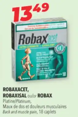 Familiprix ROBAX, Platinum, Back and muscle pain, 18 caplets offer