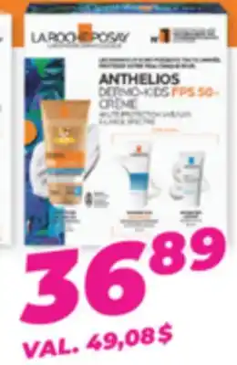 Familiprix LA ROCHE-POSAY, Coffret Anthelios Dermo-Kids Cream SPF 50+ set, 3 pieces offer