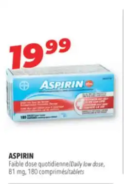 Familiprix Aspirin 81mg enteric coated tablets 180un offer