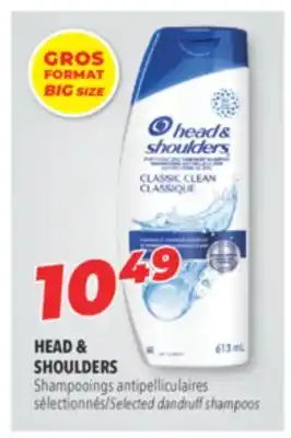 Familiprix Head & Shoulders classic clean shampoo 613ml offer