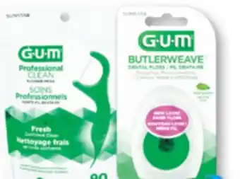 Familiprix GUM Professional clean dental floss picks Fresh Mint 90un offer